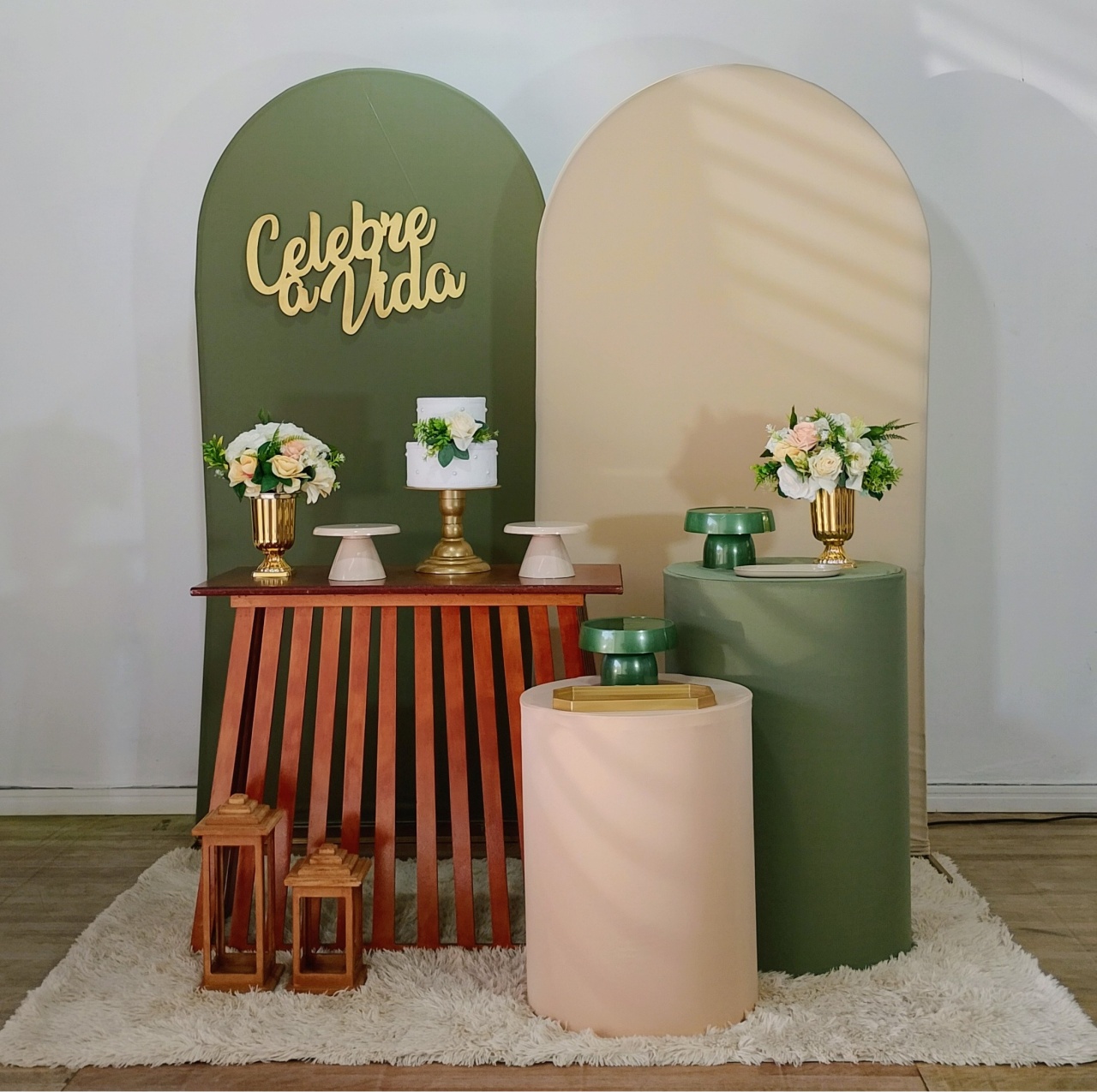 Verde Bege Kit Romano   - DFEST PEGUE E MONTE