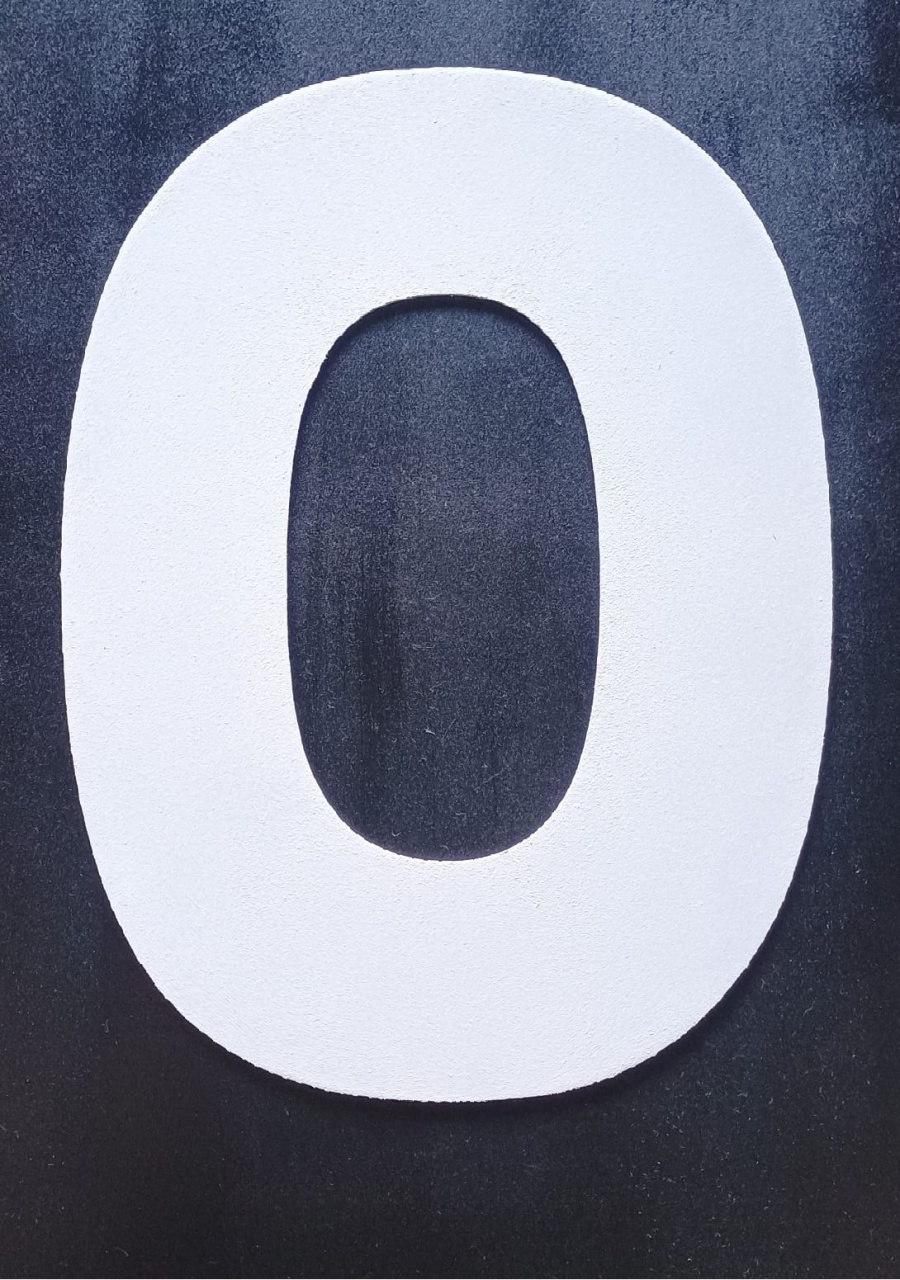 Numero de Pendurar 0 Branco - DFEST PEGUE E MONTE