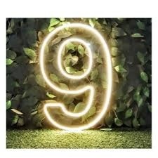 Numero Led Chao 9 - DFEST PEGUE E MONTE