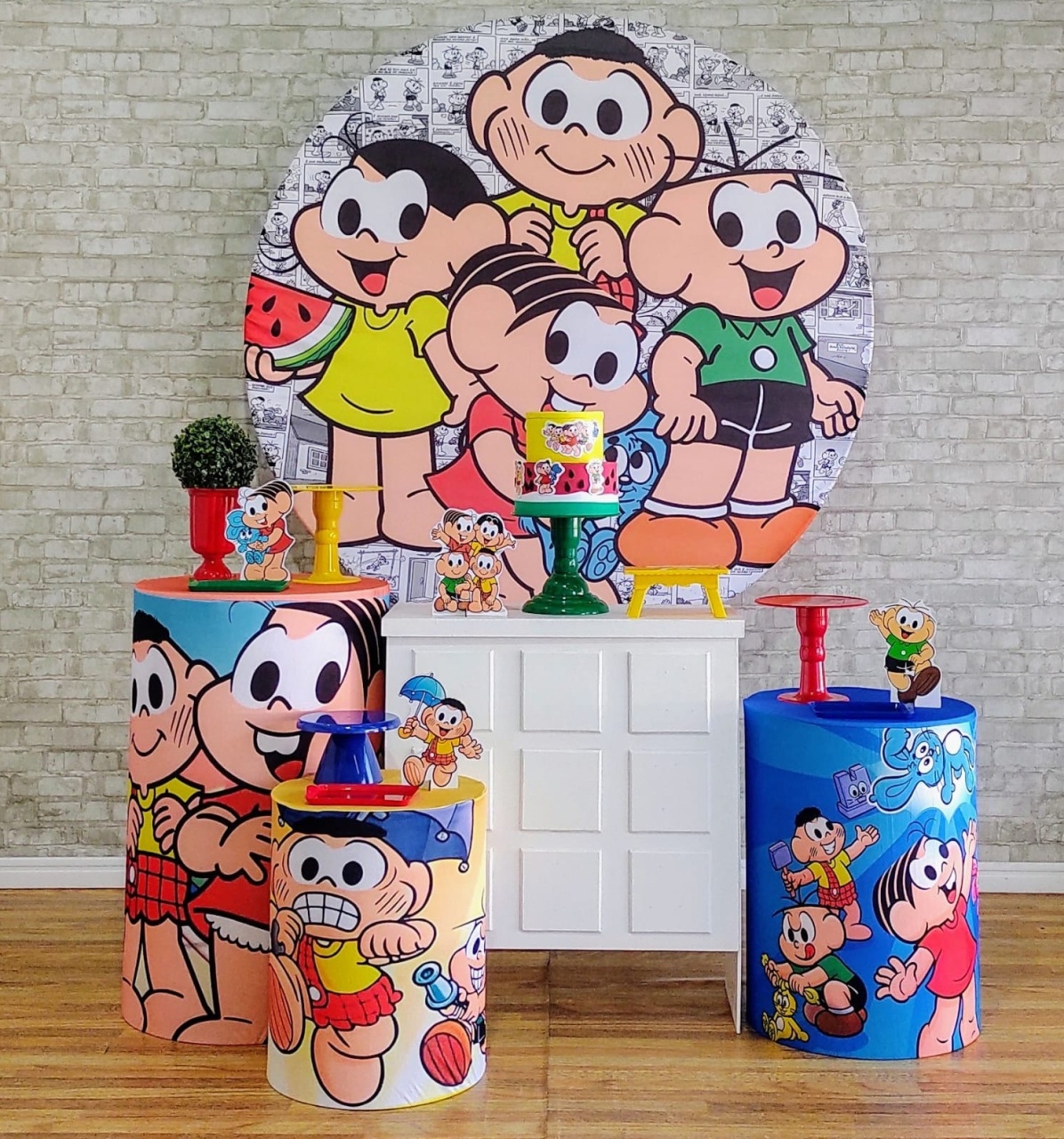 Turma da Monica Kit Ouro - DFEST PEGUE E MONTE
