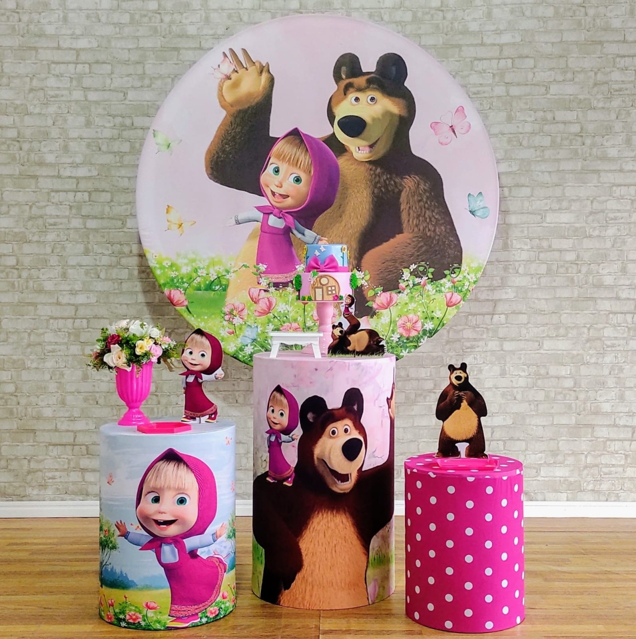 Masha E Urso Kit Prata   - DFEST PEGUE E MONTE