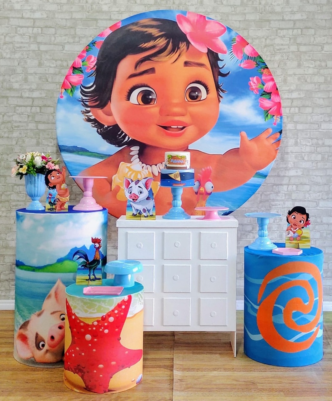 Moana Baby Kit Ouro - DFEST PEGUE E MONTE