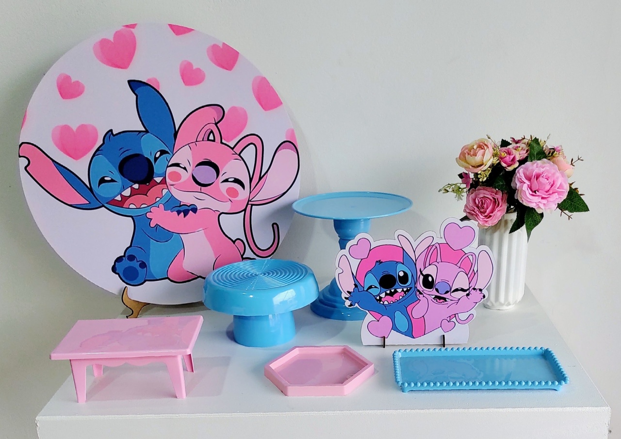 Stitch E Angel Kit Mesa   - DFEST PEGUE E MONTE
