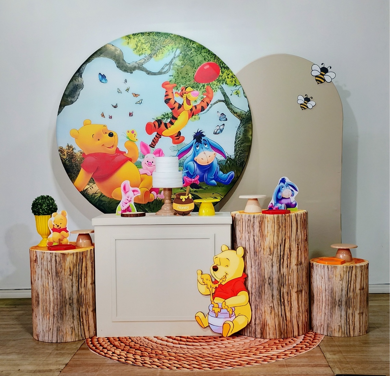 Ursinho Pooh Kit Diamante  - DFEST PEGUE E MONTE