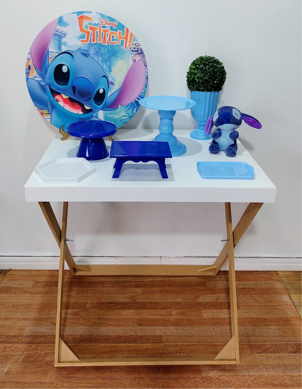 Stitch Azul Kit Mesa    - DFEST PEGUE E MONTE