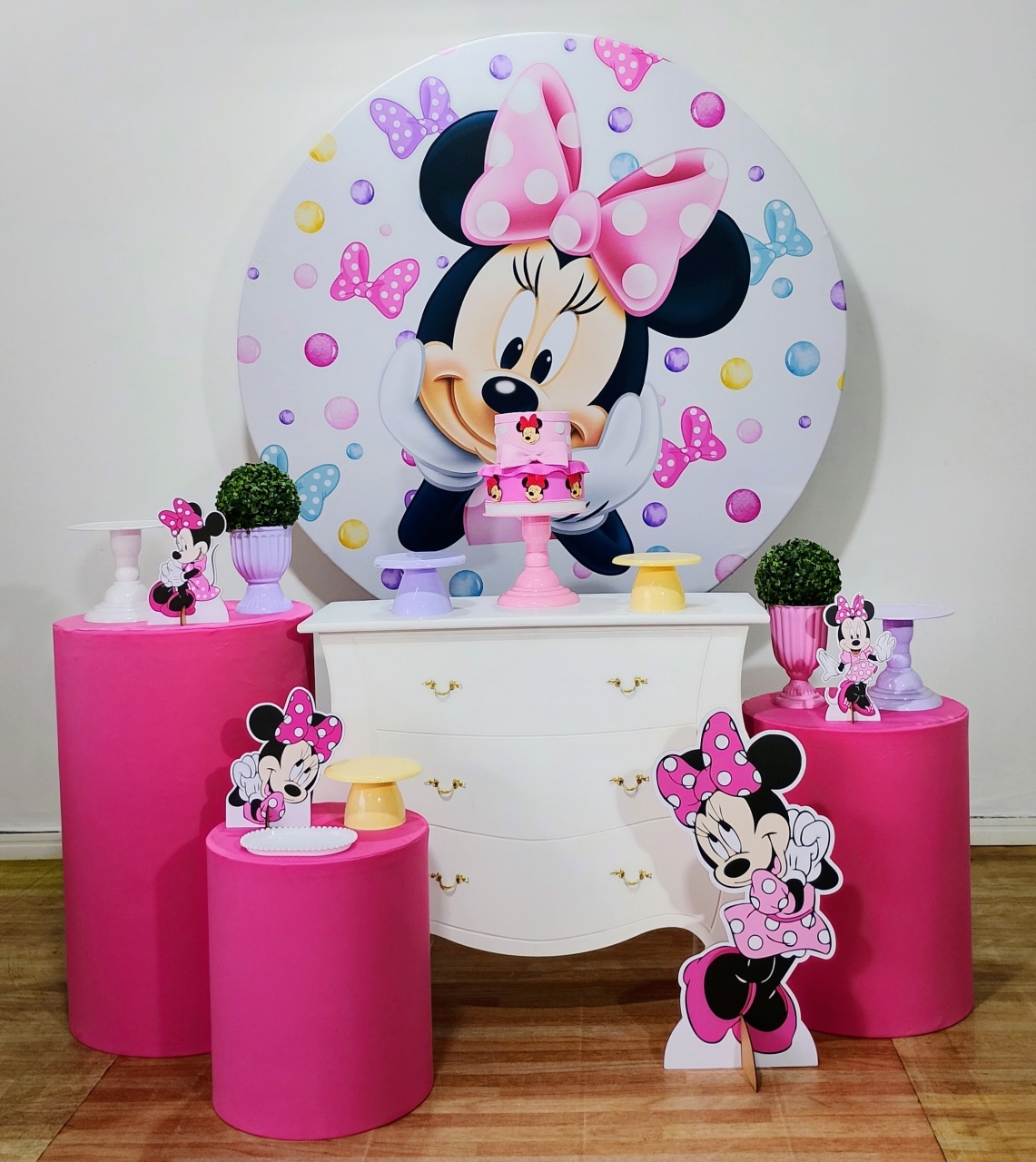 Minie Rosa Kit Ouro - DFEST PEGUE E MONTE