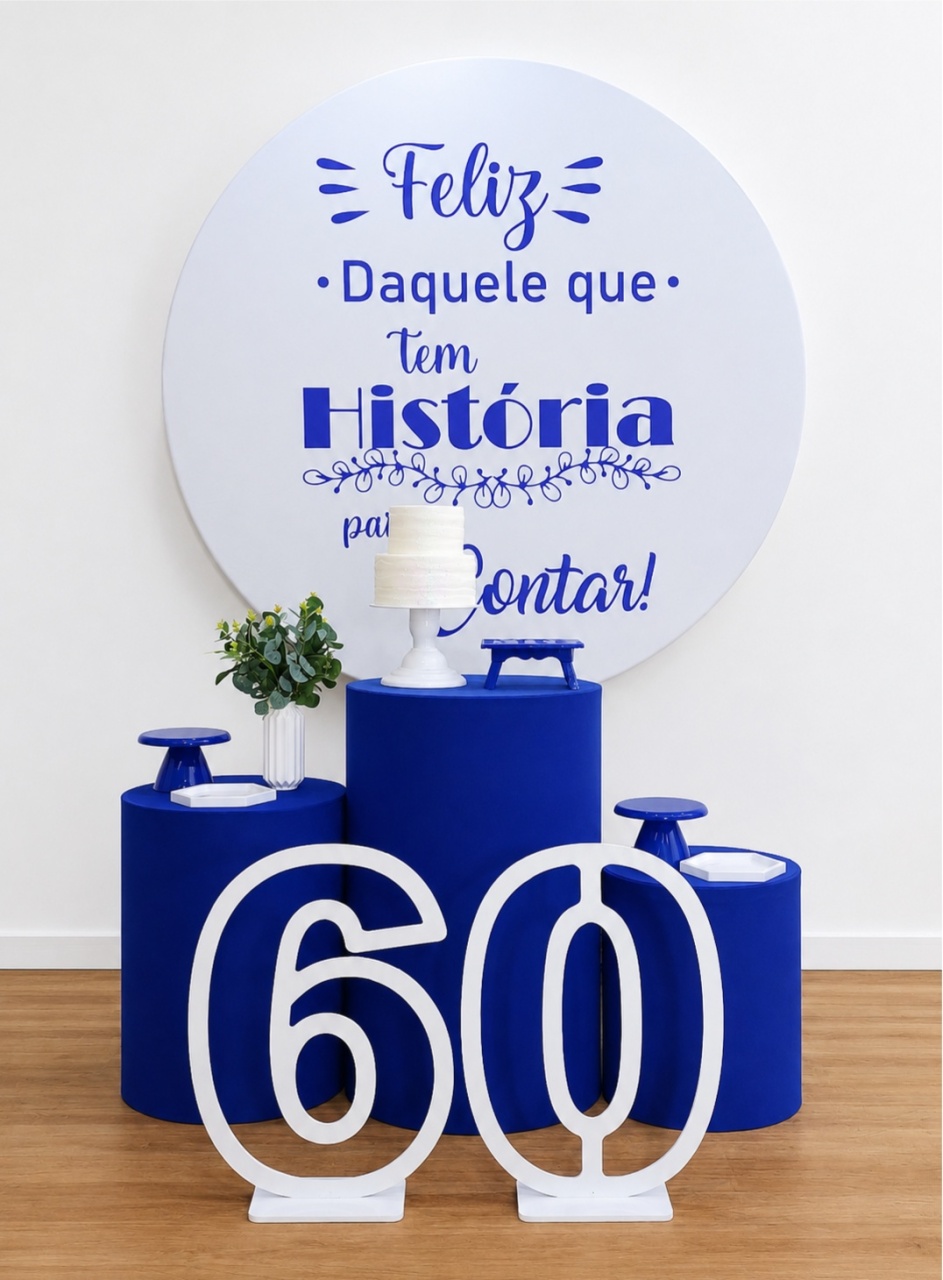Feliz Daquele Que Tem História C/2 Numero Kit Prata - DFEST PEGUE E MONTE