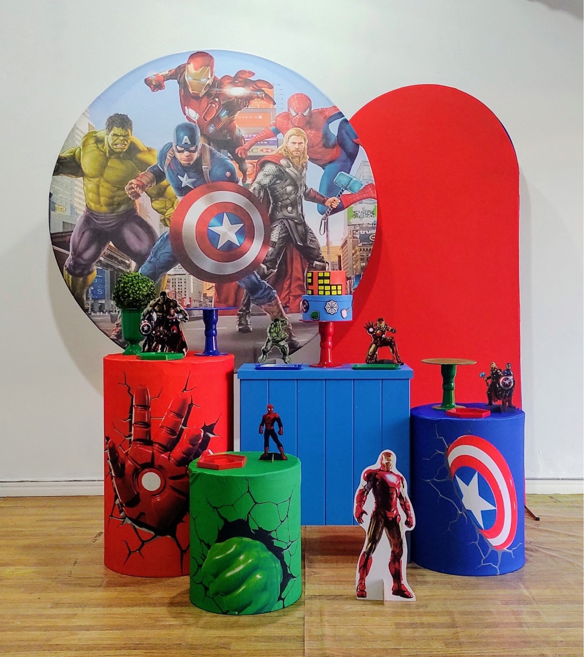 Vingadores  3 Kit Diamante - DFEST PEGUE E MONTE
