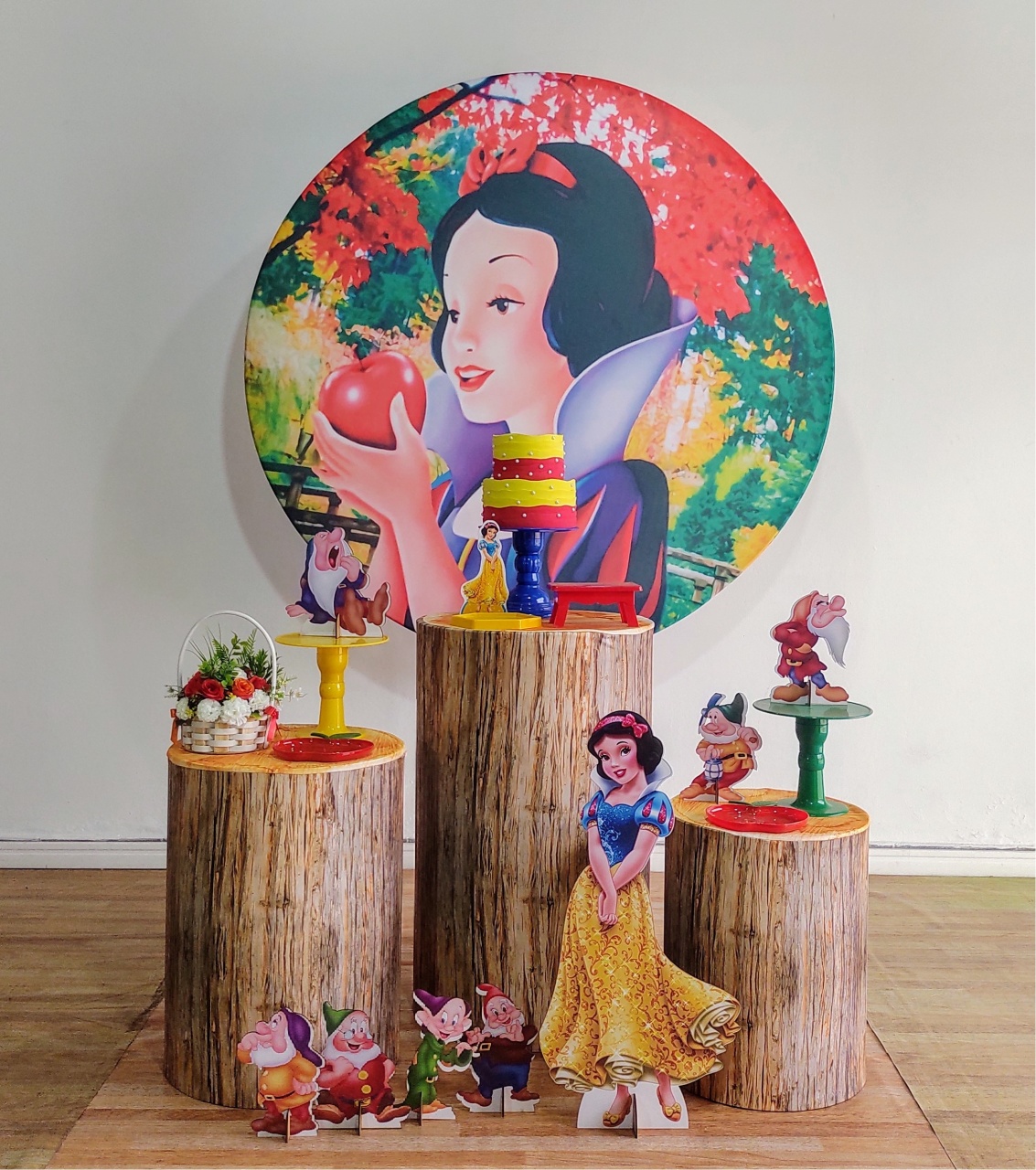 Branca de Neve  Kit Prata   - DFEST PEGUE E MONTE