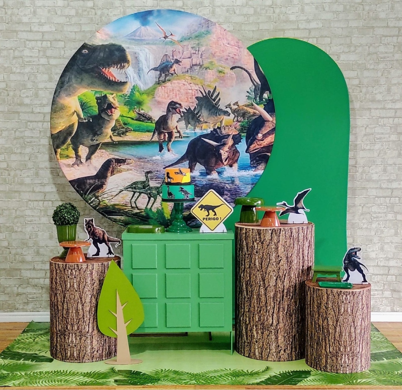 Dinossauro Kit Diamante       - DFEST PEGUE E MONTE