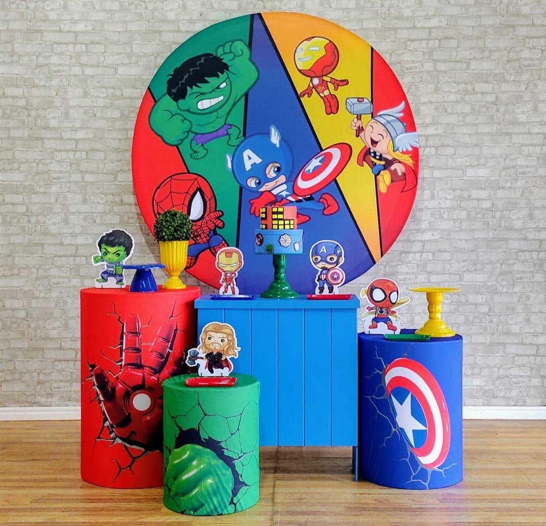 Vingadores Baby Kit Ouro - DFEST PEGUE E MONTE