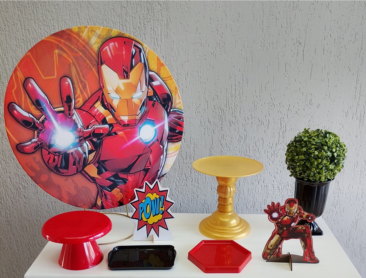 Homem de Ferro Kit Mesa 1 - DFEST PEGUE E MONTE