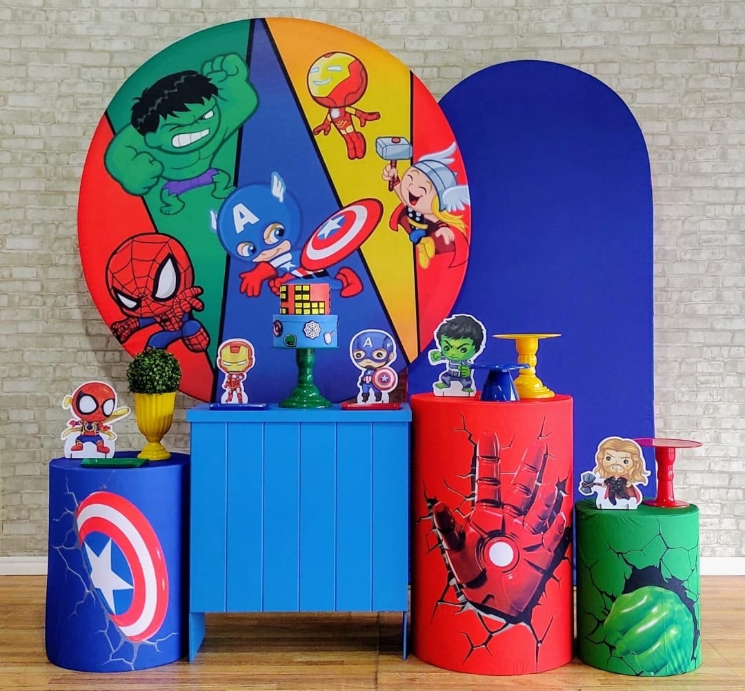 Vingadores Baby Kit Diamante - DFEST PEGUE E MONTE