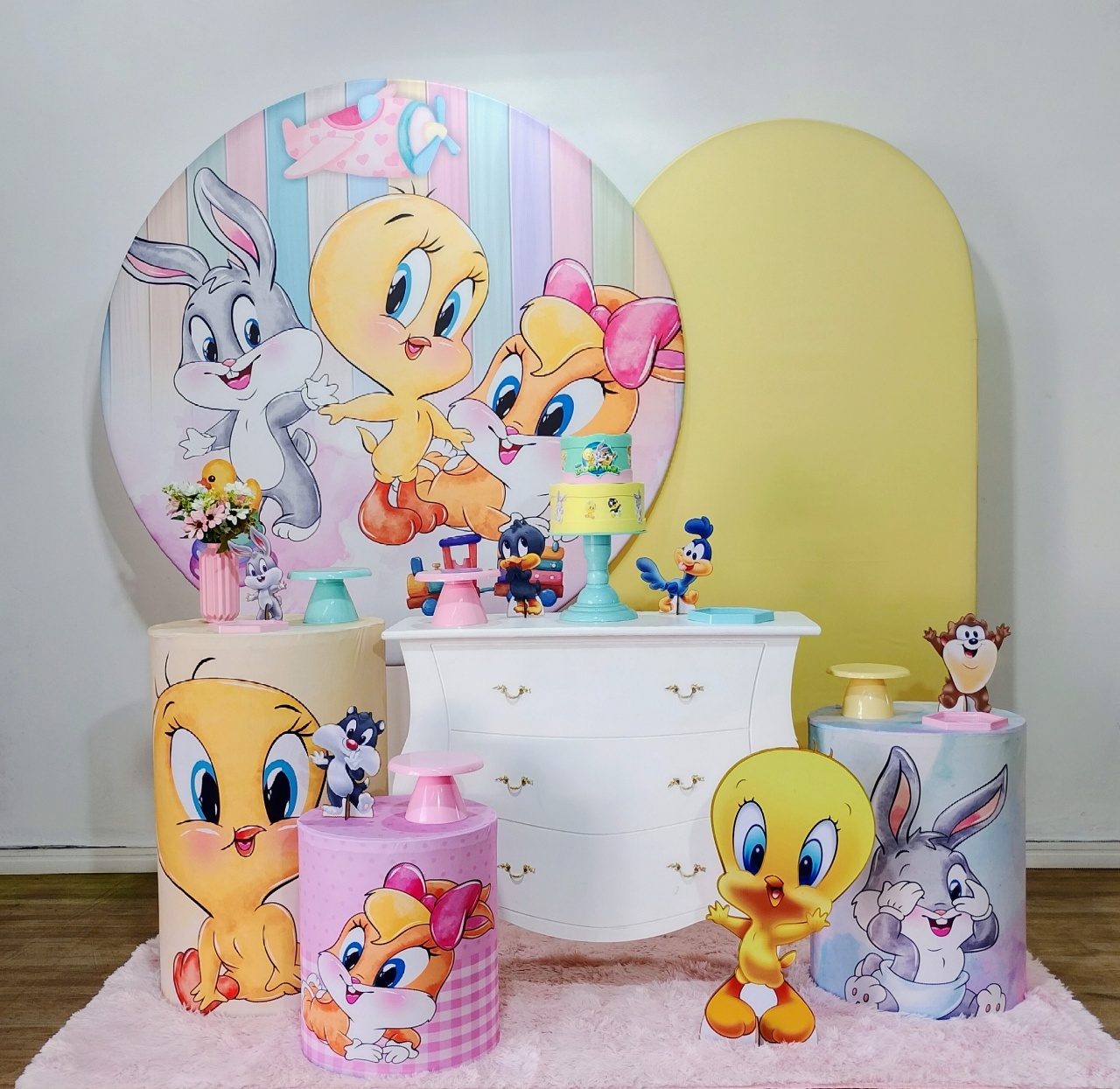 Baby Looney Tunes Menina Kit Diamante - DFEST PEGUE E MONTE