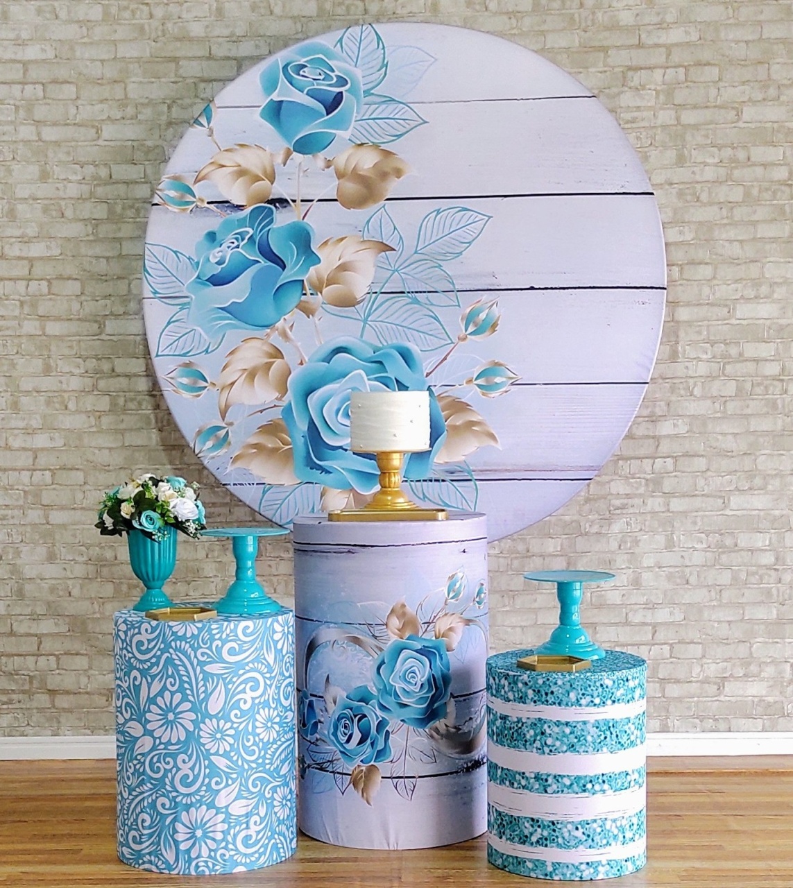 Floral Tifany Kit Prata    - DFEST PEGUE E MONTE