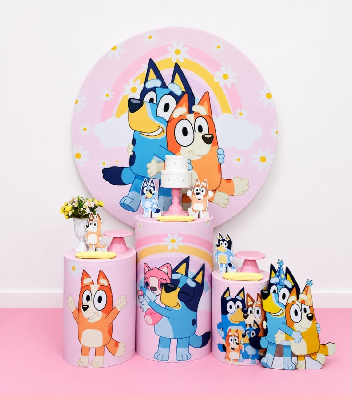 Bluey Menina Kit Prata - DFEST PEGUE E MONTE