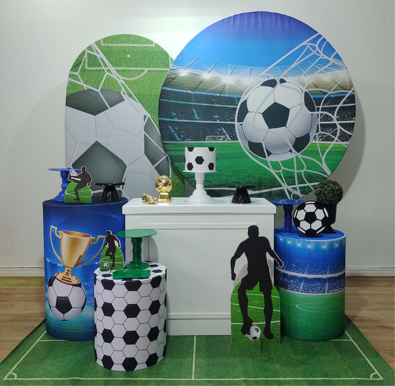 Futebol Rede Kit Diamante           - DFEST PEGUE E MONTE
