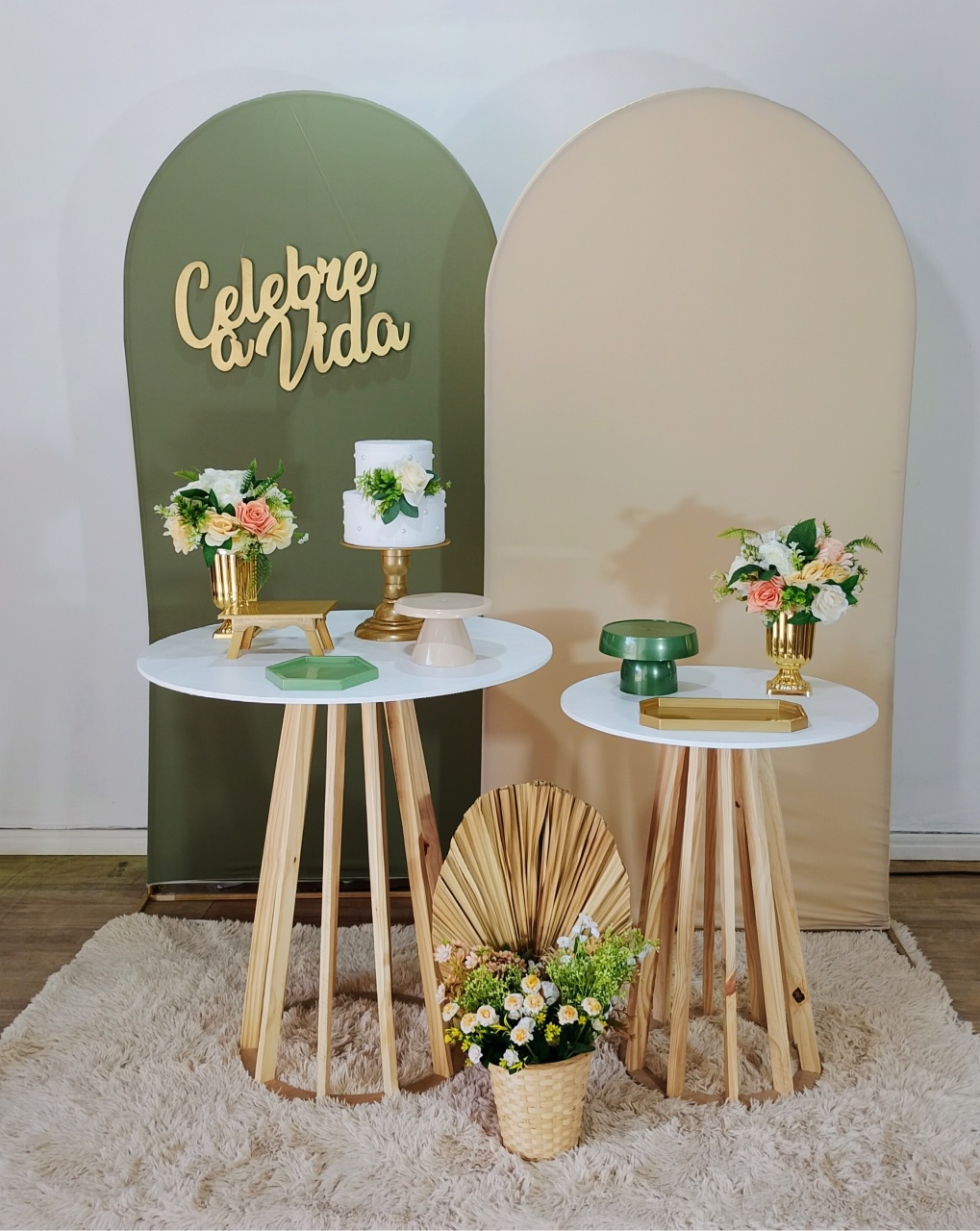Verde Bege Kit Romano   - DFEST PEGUE E MONTE