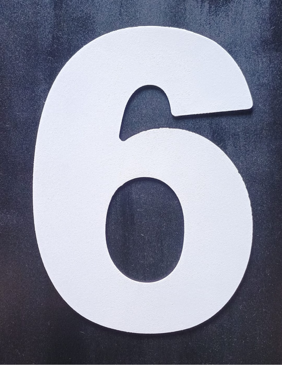 Numero de Pendurar 6 Branco - DFEST PEGUE E MONTE
