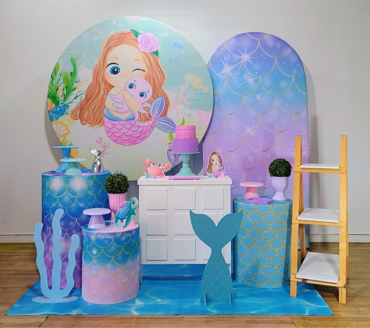 Sereia Baby 4 C/Escadimha Kit Diamante  - DFEST PEGUE E MONTE