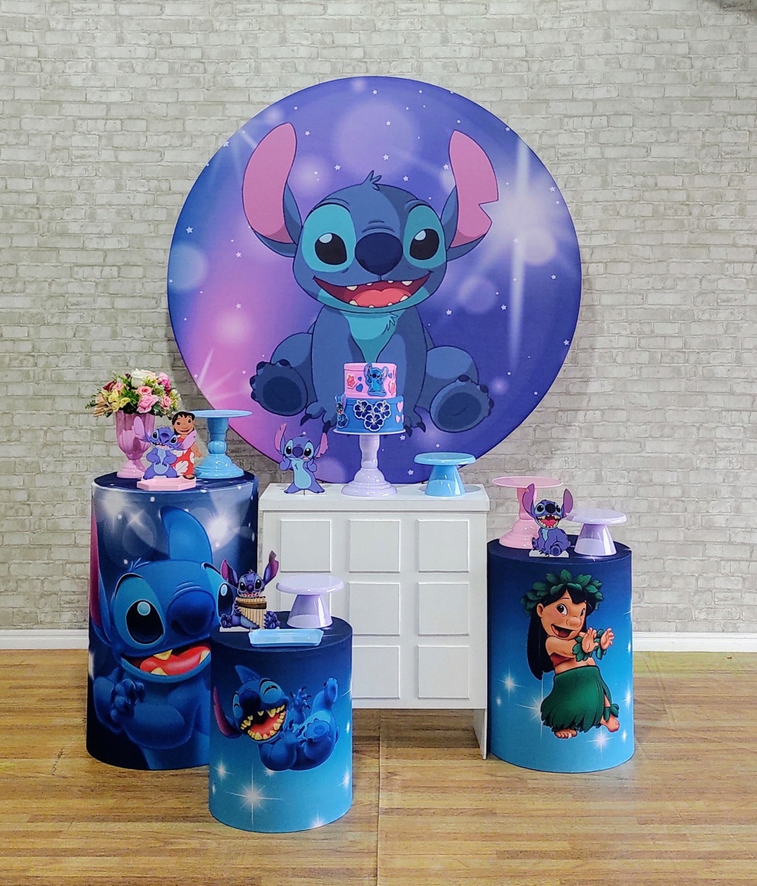 Stitch Menina Kit Ouro - DFEST PEGUE E MONTE
