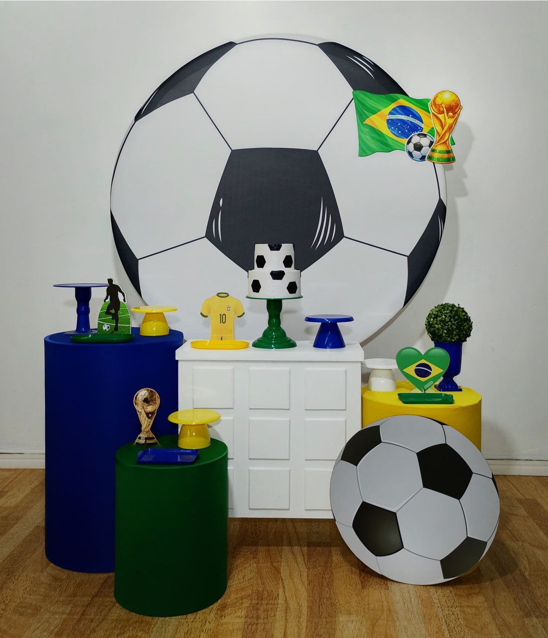 Copa Do Mundo Bola Kit Ouro - DFEST PEGUE E MONTE