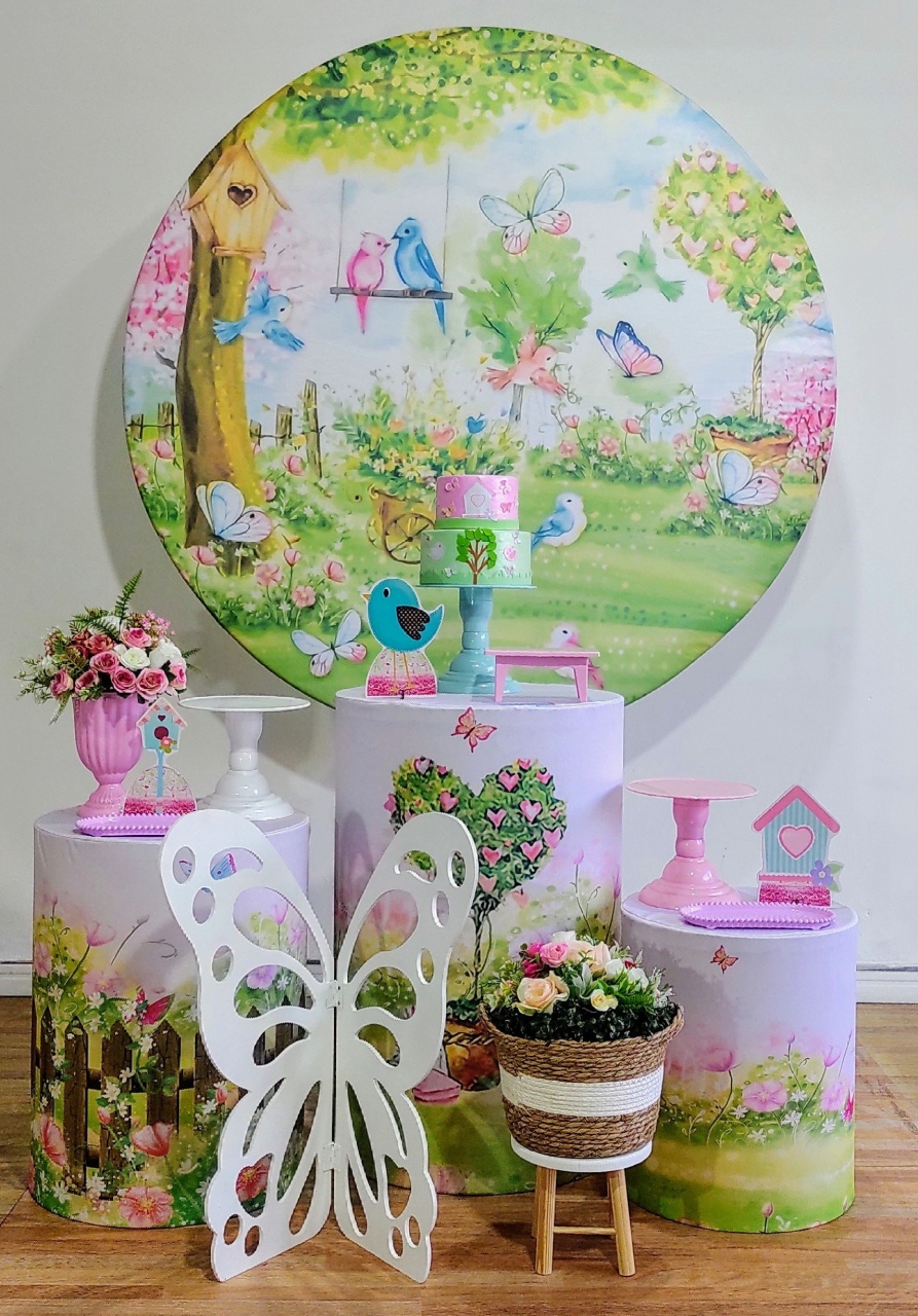 Jardim Encantado Kit Prata  Novo  - DFEST PEGUE E MONTE