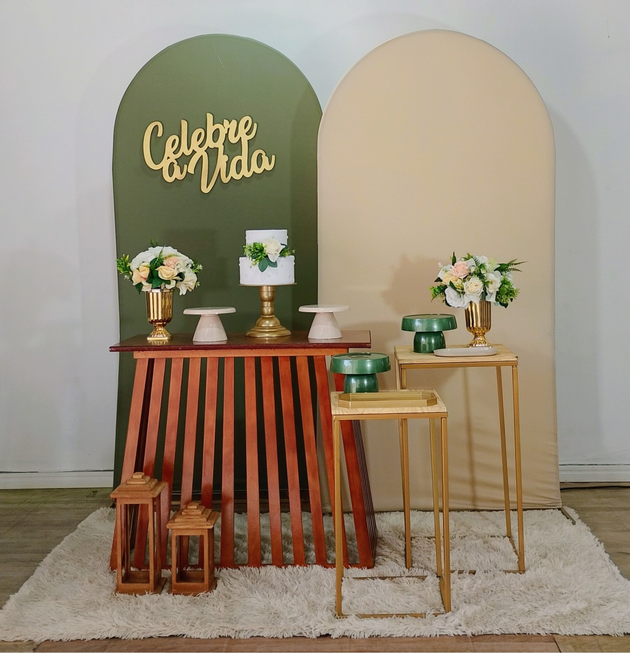 Verde Bege Kit Romano - DFEST PEGUE E MONTE