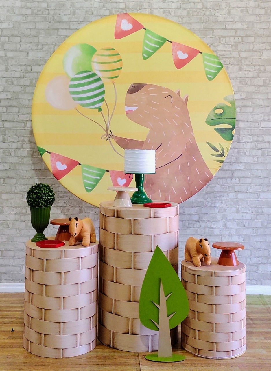 Capivara Verde Kit Prata    - DFEST PEGUE E MONTE