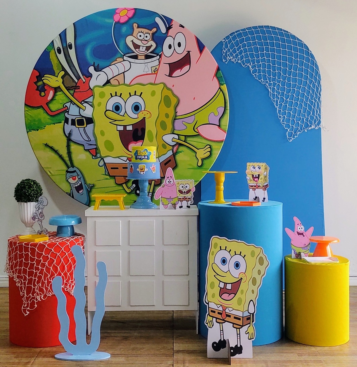 Bob Esponja Kit Diamante - DFEST PEGUE E MONTE