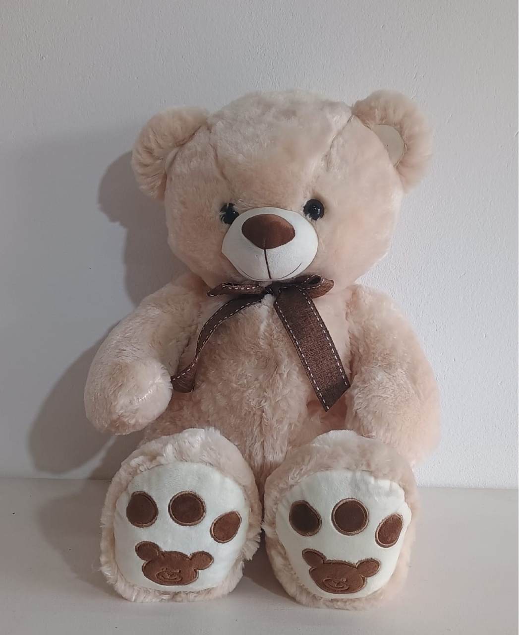 Urso Bege Pelúcia Grande  - DFEST PEGUE E MONTE