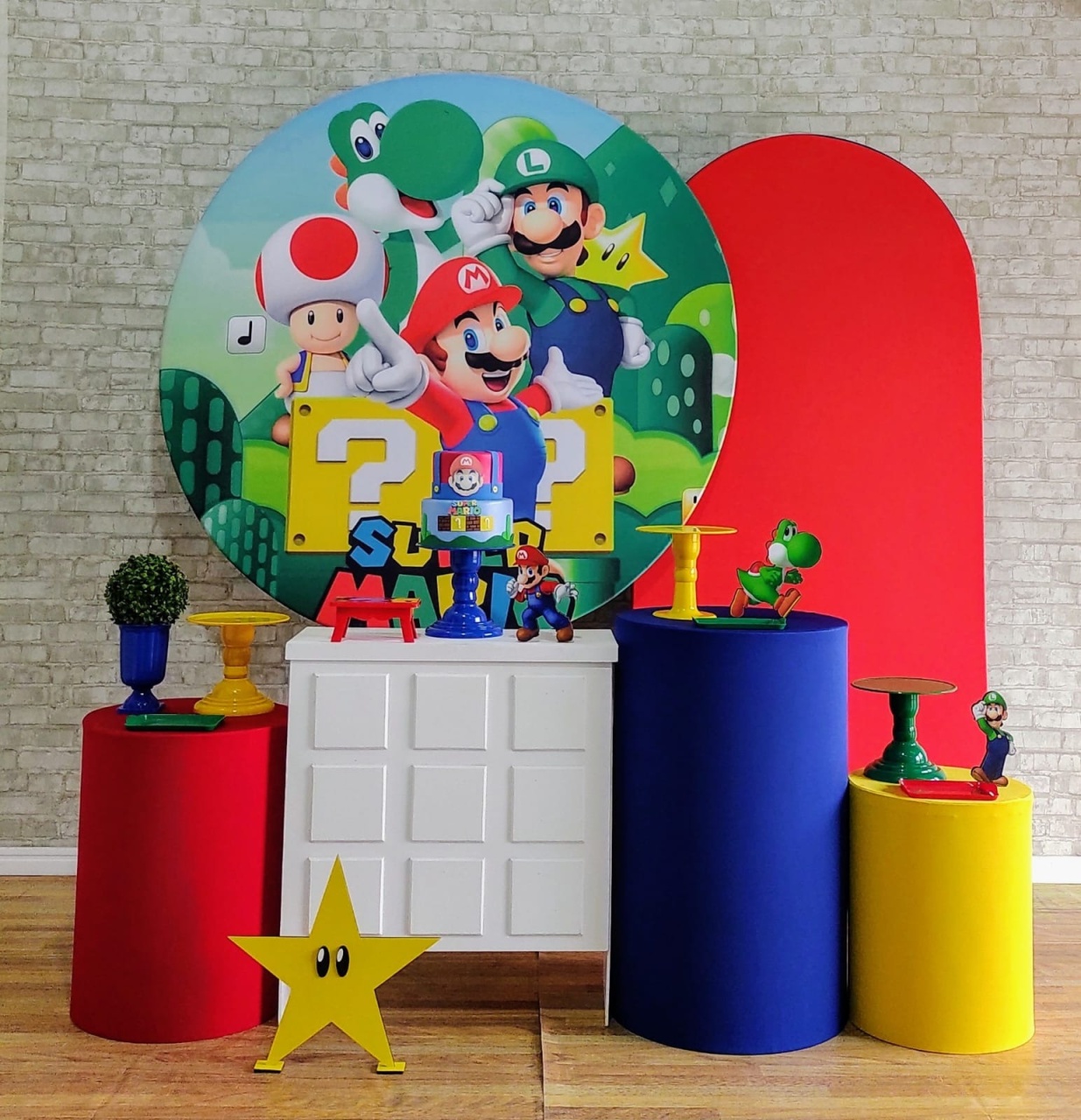 Turma Do Mario Kit Diamante - DFEST PEGUE E MONTE