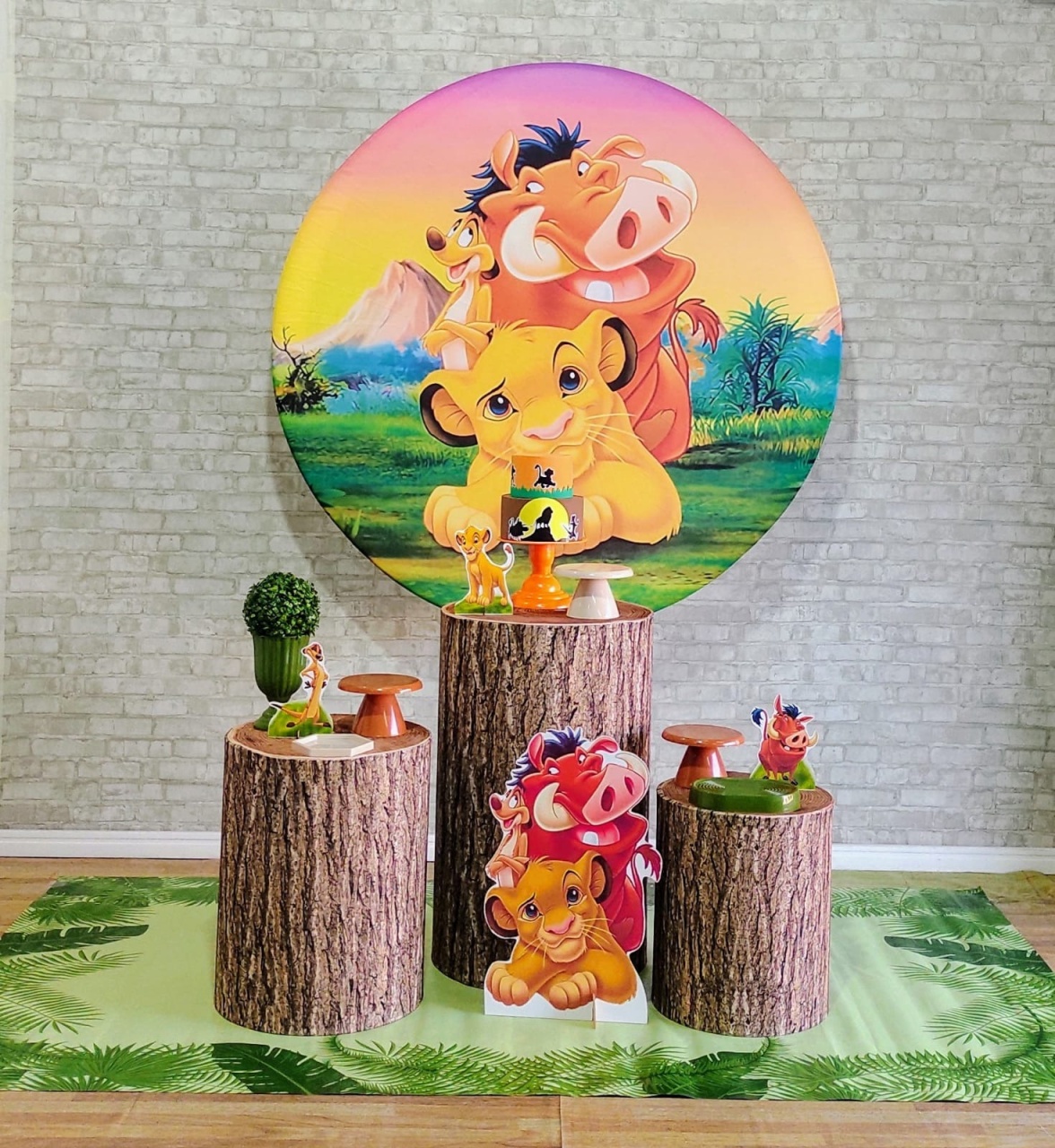 Simba Rei Leao Kit Prata   - DFEST PEGUE E MONTE