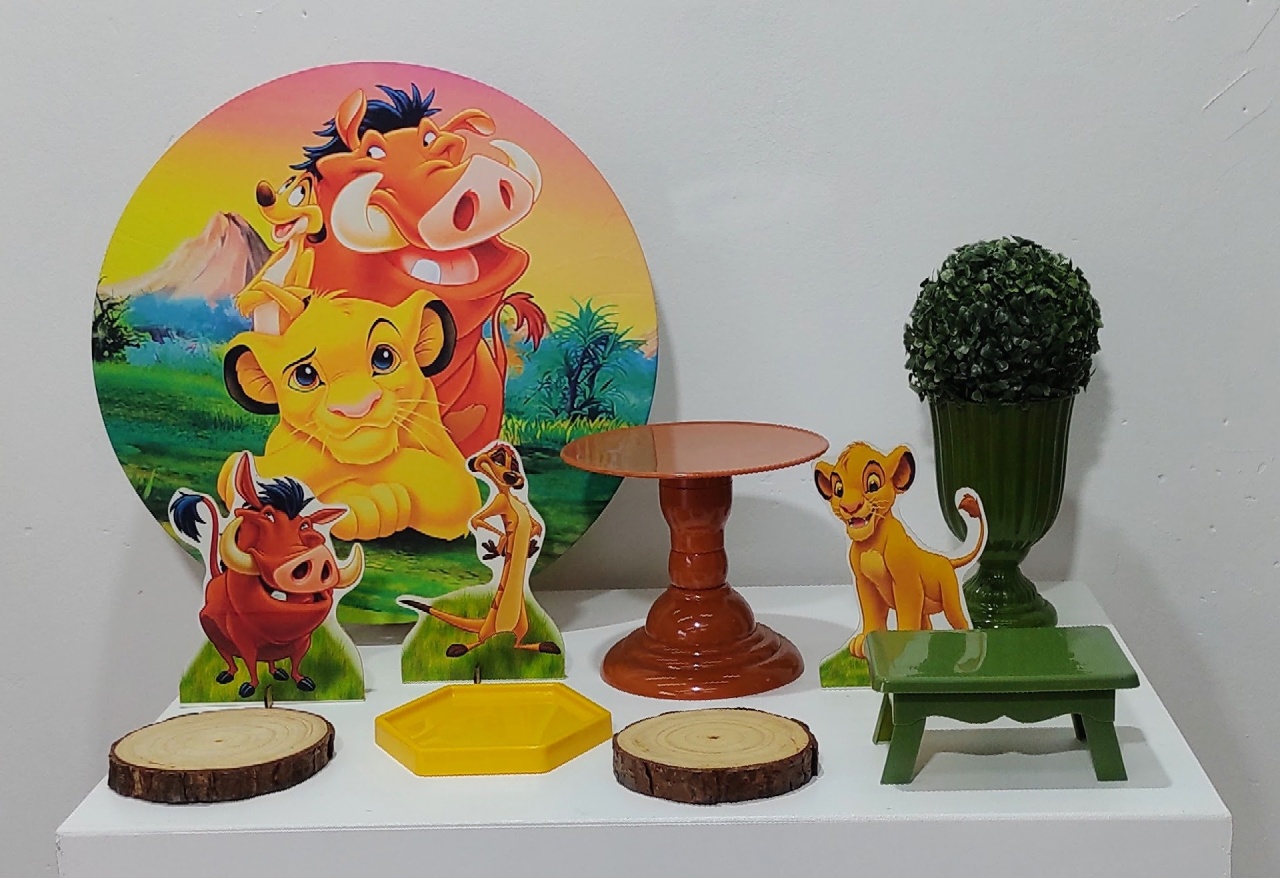Simba Rei Leao Kit Mesa     - DFEST PEGUE E MONTE