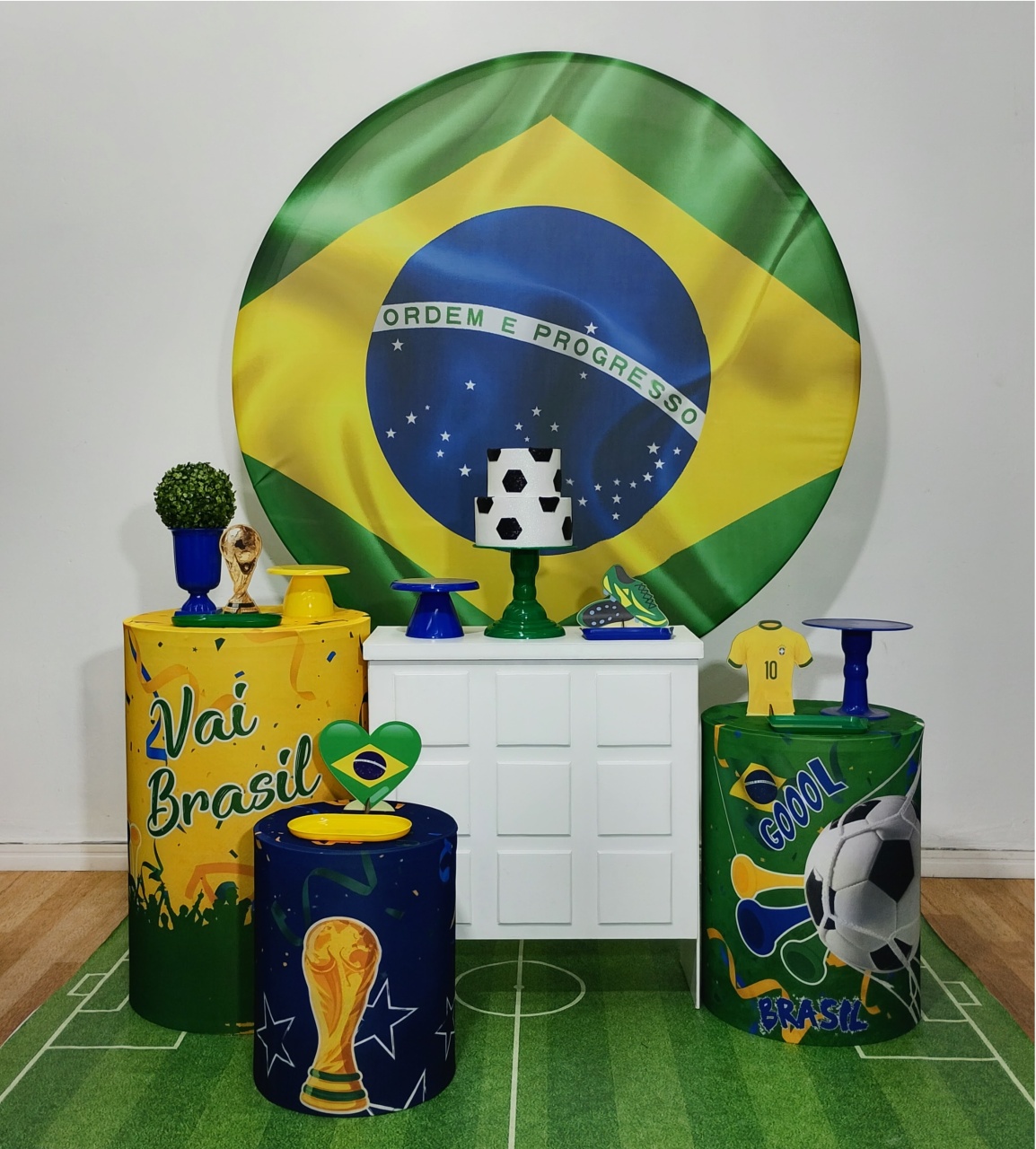 Copa Do Mundo Brasil Kit Ouro - DFEST PEGUE E MONTE
