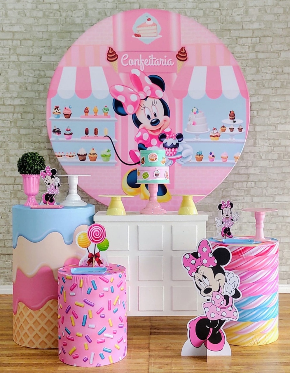 Minie Confeiteira Kit Ouro - DFEST PEGUE E MONTE