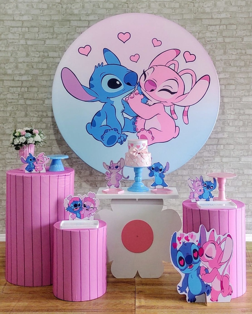 Stitch E Angel Kit Ouro - DFEST PEGUE E MONTE