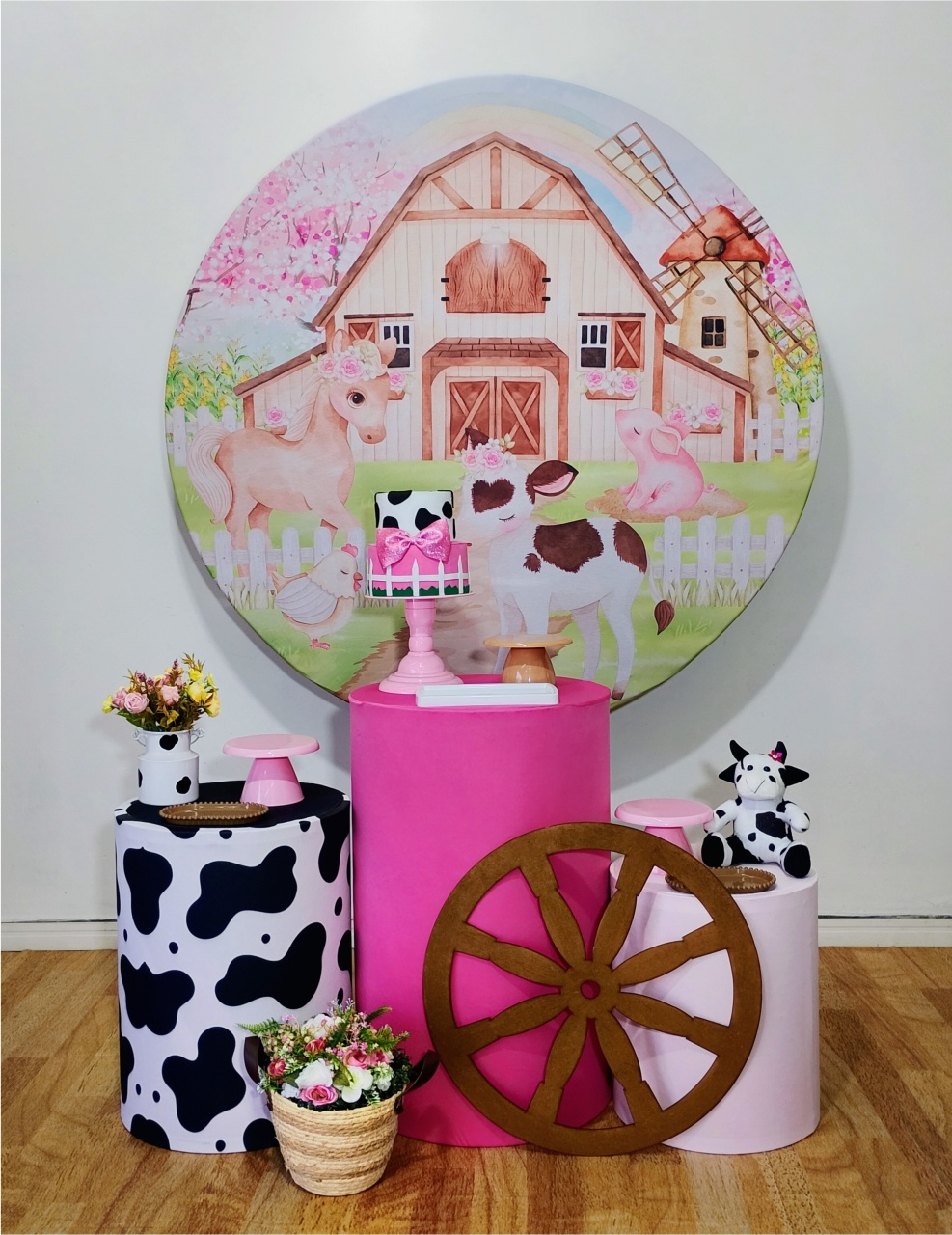Fazendinha Menina Kit Prata - DFEST PEGUE E MONTE