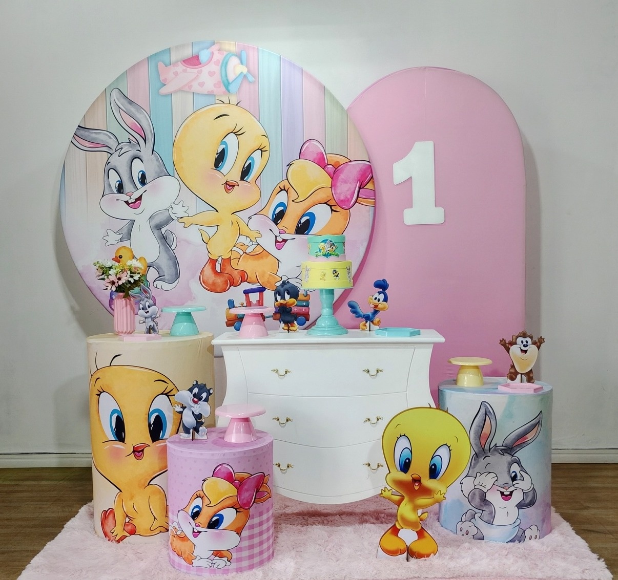 Baby Looney Tunes Menina  - DFEST PEGUE E MONTE