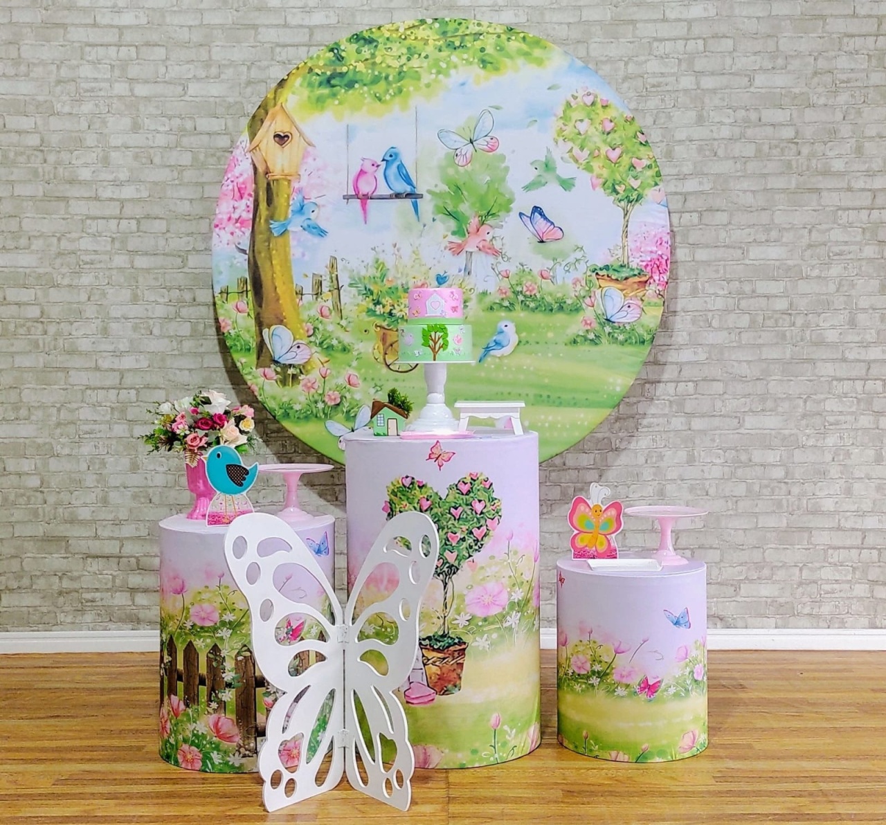 Jardim Encantado Kit Prata - DFEST PEGUE E MONTE