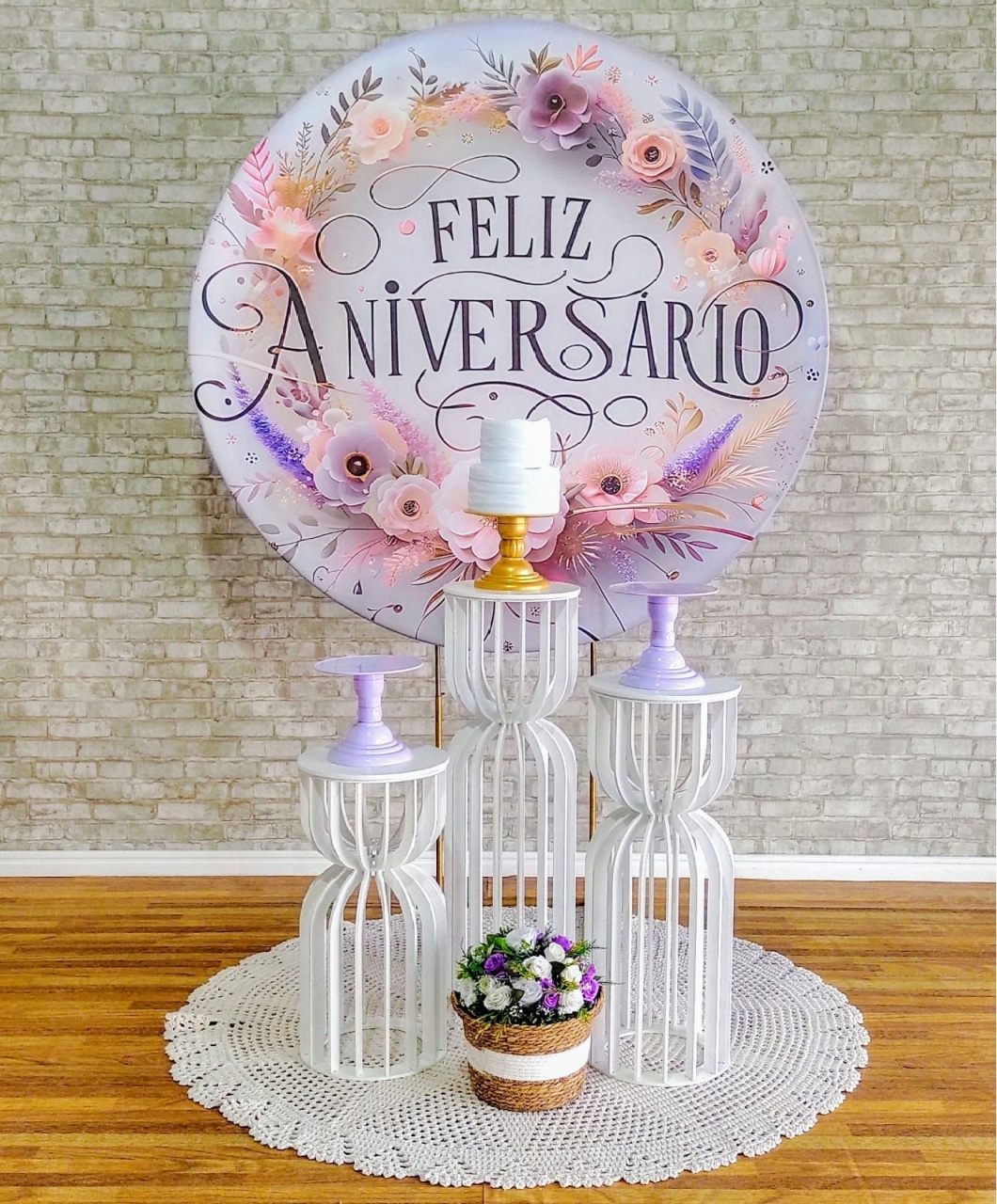 Feliz Aniversario Ampuleta  Composição       - DFEST PEGUE E MONTE