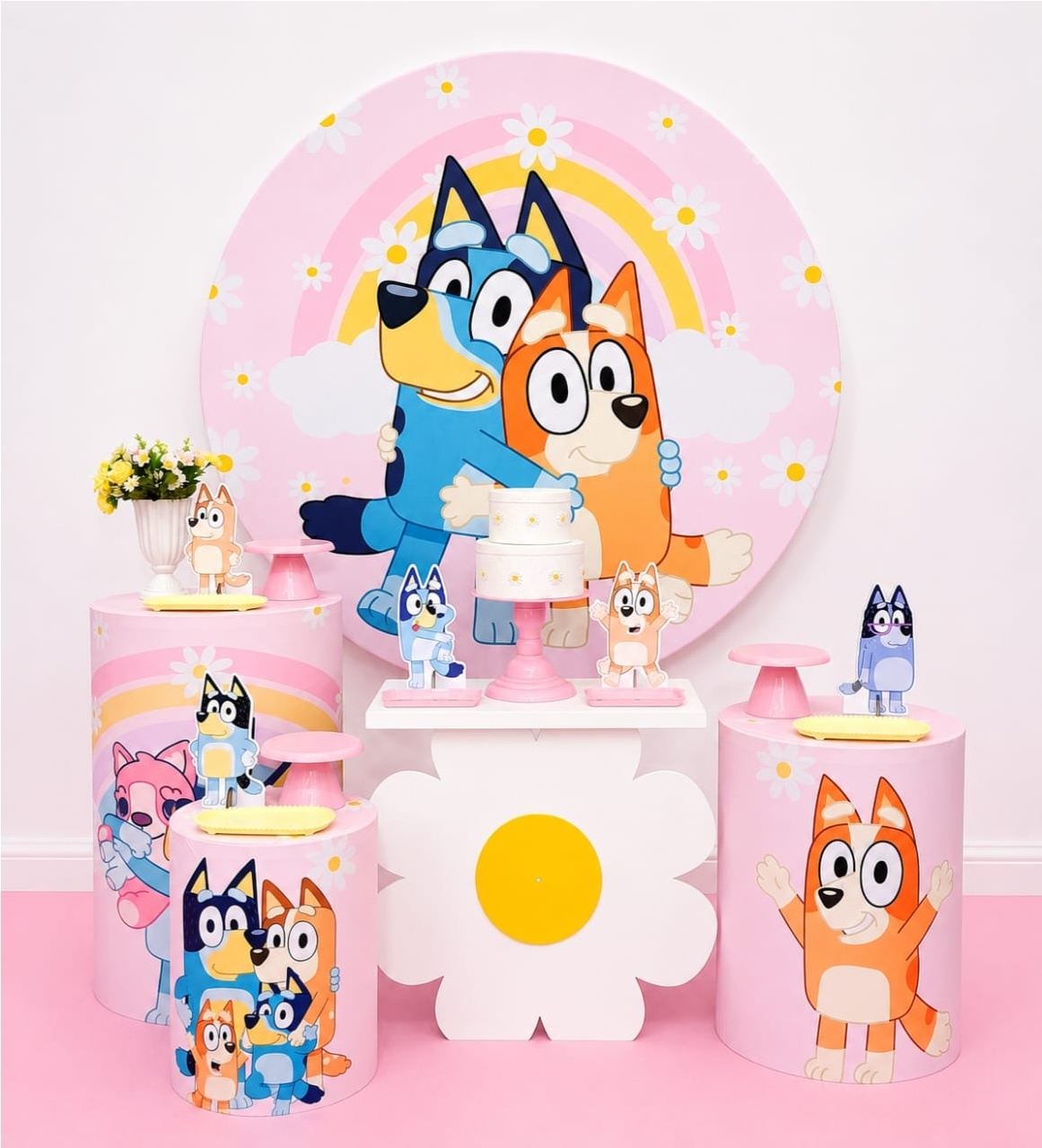Bluey Menina Kit Ouro - DFEST PEGUE E MONTE