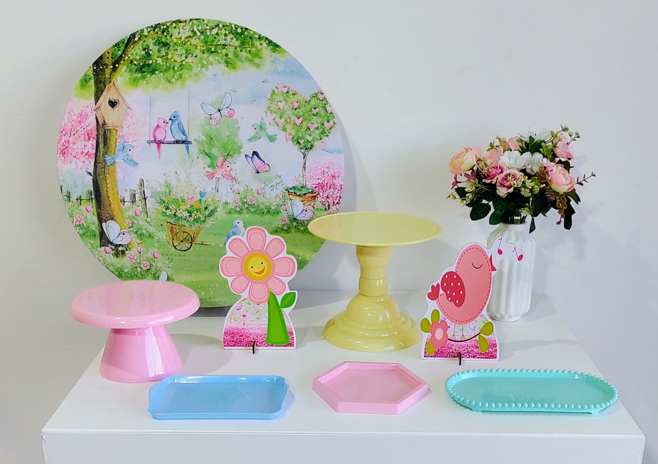 Jardim Rosa 1 Kit Mesa      - DFEST PEGUE E MONTE