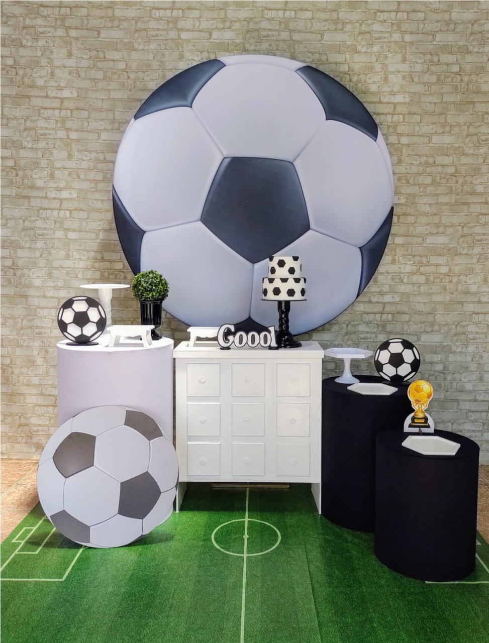 Futebol Bola 3 Kit Ouro - DFEST PEGUE E MONTE