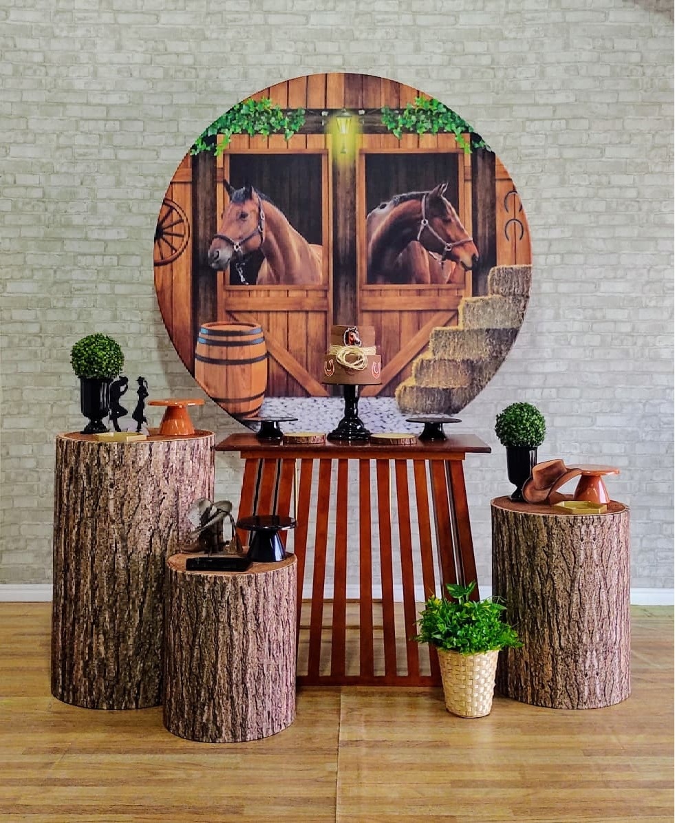 Cavalo Marrom Kit Ouro - DFEST PEGUE E MONTE