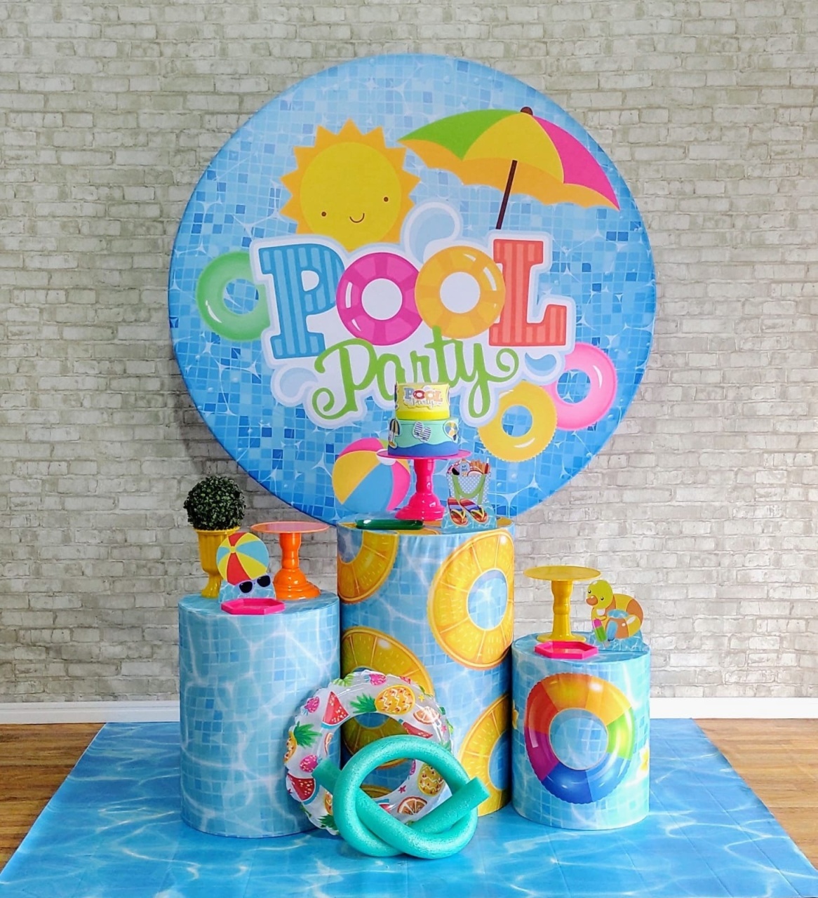 Pool Party Kit Prata  - DFEST PEGUE E MONTE