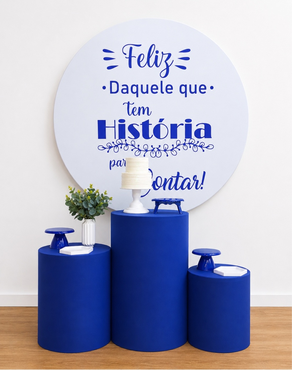 Feliz Daquele Que Tem Historia Kit Prata Com Número ( Temos Todos Os Números) - DFEST PEGUE E MONTE