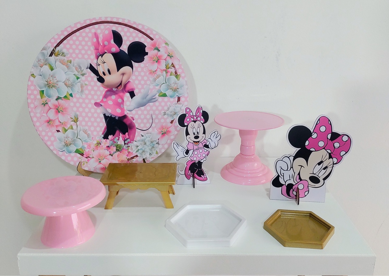 Minie Rosa Kit Mesa    - DFEST PEGUE E MONTE