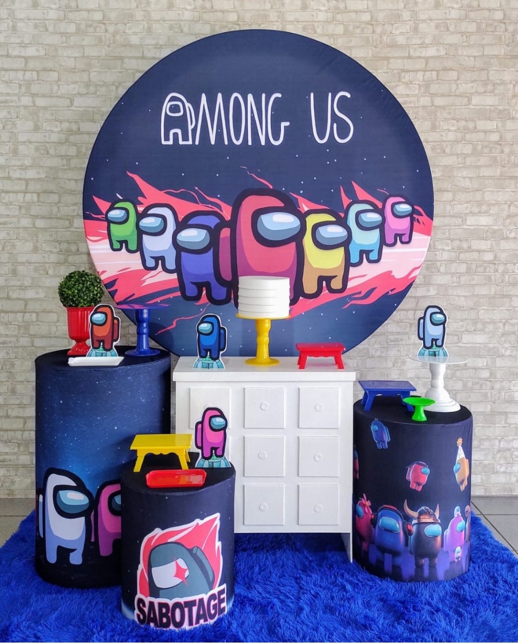 Among Us Kit Ouro - DFEST PEGUE E MONTE