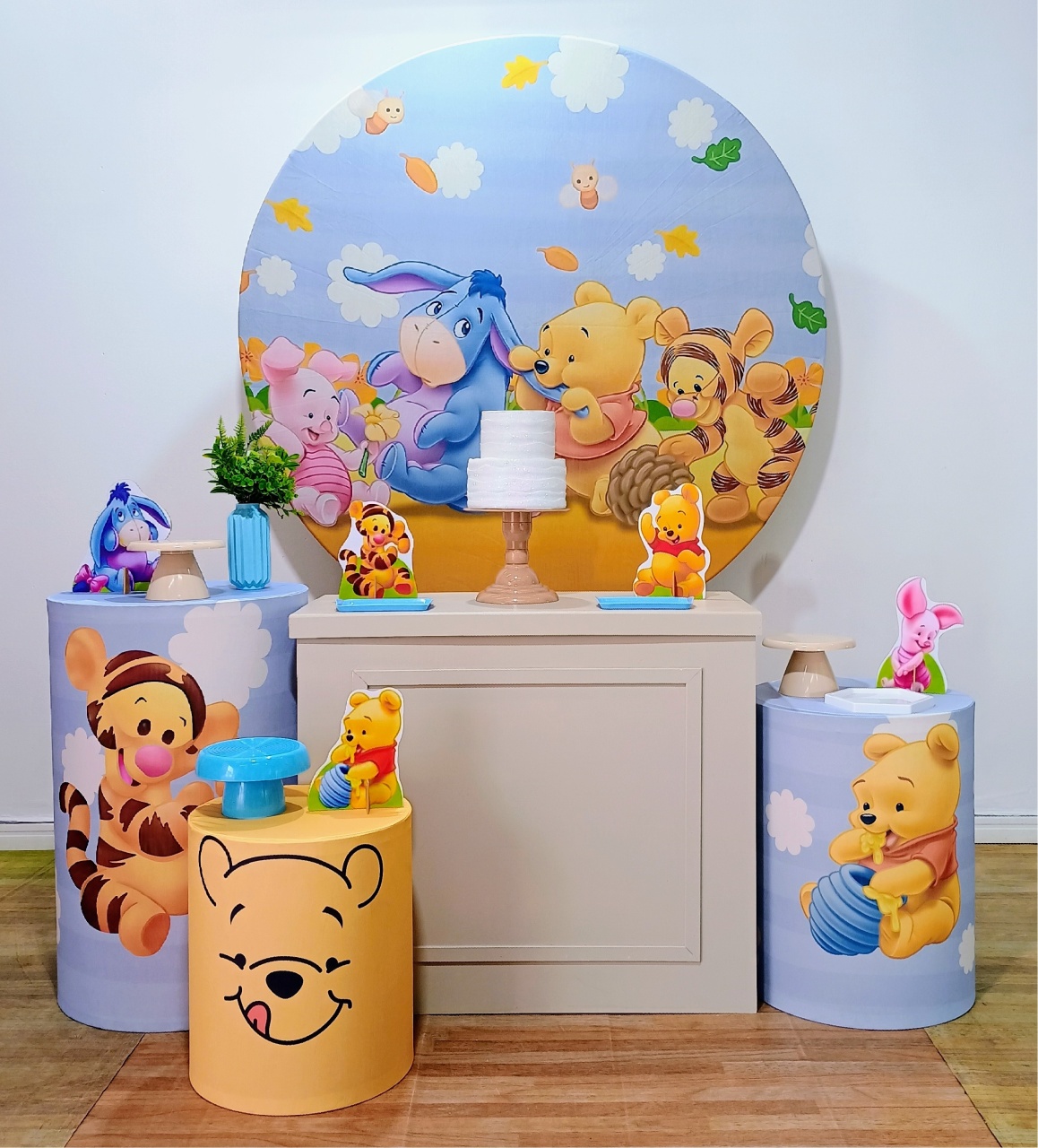 Ursinho Pooh Kit Ouro - DFEST PEGUE E MONTE